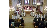 Festgottesdienst zum 50jahrigen Priesterjubiläum von Stadtpfarrer i.R. Geistlichen Rat Ulrich Trzeciok (Foto: Karl-Franz Thiede)